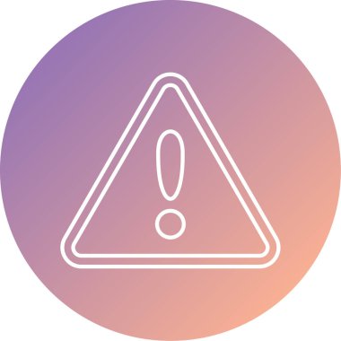 uyarı simgesi vektör illüstrasyonu