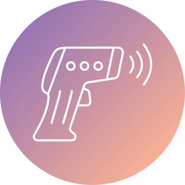 Soyut arkaplanda resimleme simgesi izole edildi