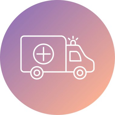 ambulans vektör simgesi