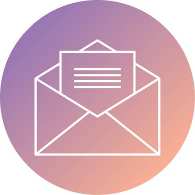 posta simgesi, vektör illüstrasyonu