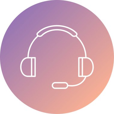 kulaklık vektör simgesi