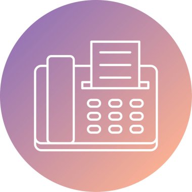 Temel telefon simgesinin vektör resmedilmesi