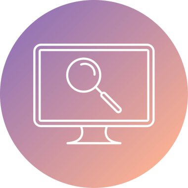 seo modern simgesinin vektör illüstrasyonu