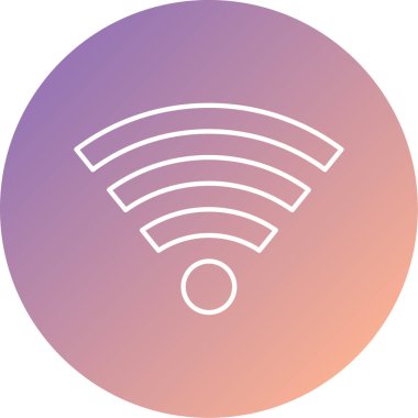 wifi simgesi vektör illüstrasyonu