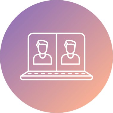 İnsan simgesinin vektör illüstrasyonu