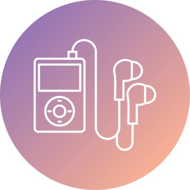 Soyut arkaplanda resimleme simgesi izole edildi