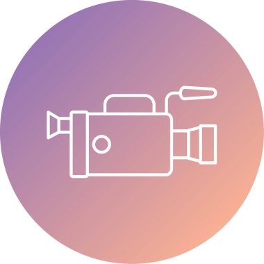 Benzersiz bant çizgisi vektör simgesi