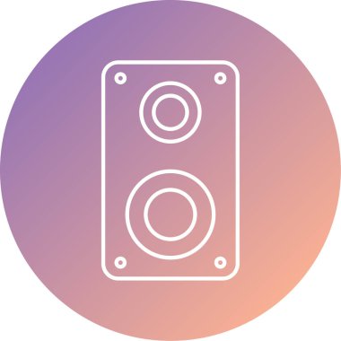 güzel modern müzik vektörü simgesi