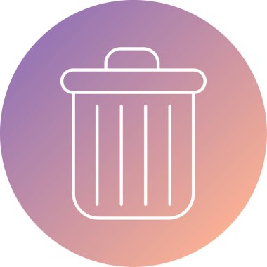 Web ve mobil için benzersiz, modern simge vektör çizimi