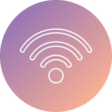 wifi simgesi vektör illüstrasyonu