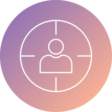 vektör kullanıcı simgesi arkaplanda izole edildi.