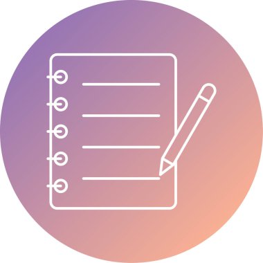 Vektör belgesi Simge illüstrasyonu