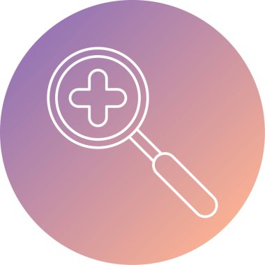 Arama simgesi vektör illüstrasyonu