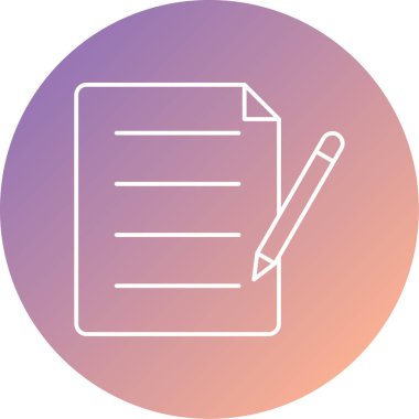 Dosya simgesinin vektör illüstrasyonu