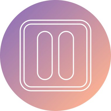 Vektör illüstrasyonu, simge ögesi biçimi