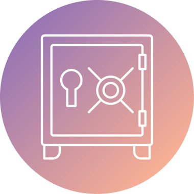 Kilit. Web simgesi basit tasarım