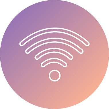wifi simgesi vektör illüstrasyonu