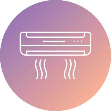 Klima vektör simgesi modern basit tasarım