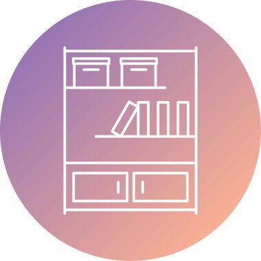 Dolap mobilyası. Basit resimleme