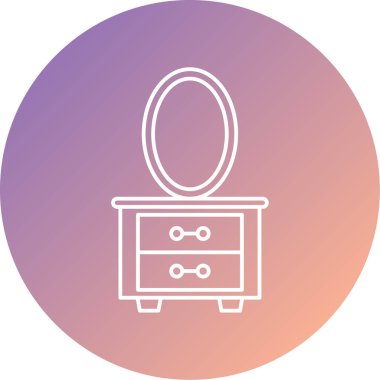 tablo lamba simgesi, vektör illüstrasyonu