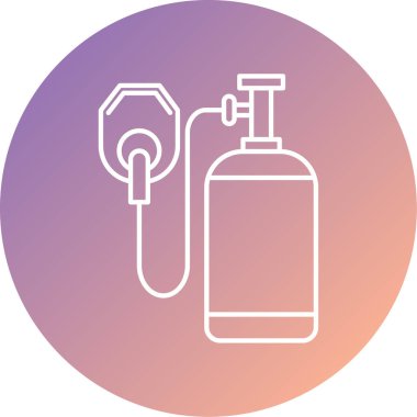 Soyut arkaplanda resimleme simgesi izole edildi