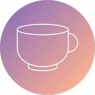 Kupa simgesi, vektör illüstrasyonu