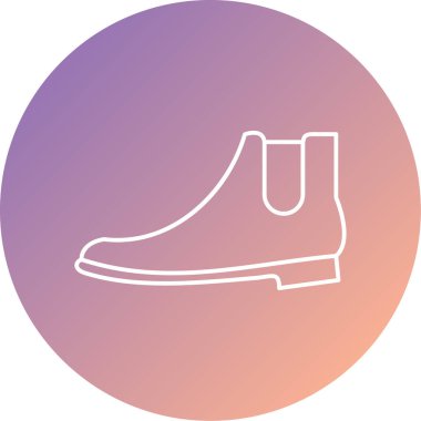 Benzersiz ayakkabı vektörü simgesi