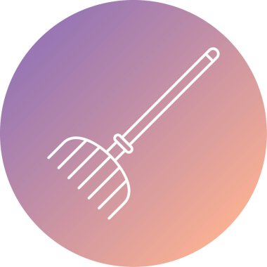 Tek kürek simgesinin vektör illüstrasyonu