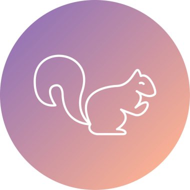 Tek kedi simgesinin vektör illüstrasyonu