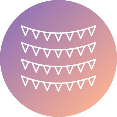 Güzel bir gökkuşağı simgesinin vektör çizimi