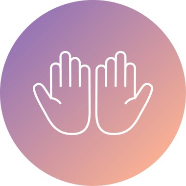 Güzel ve modern simgenin vektör çizimi