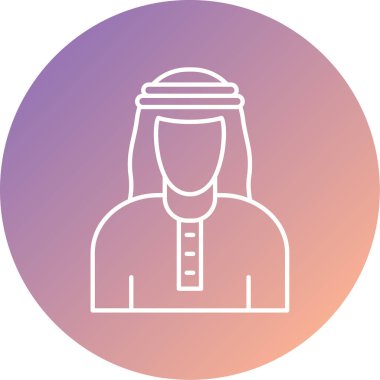 Kadın simgesinin vektör illüstrasyonu