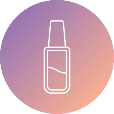 Tırnak cilası vektör simgesi