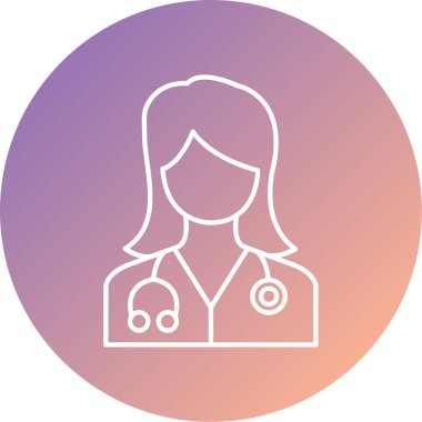 Doktor Simge vektör illüstrasyonu