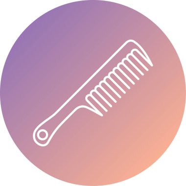 Tarak. Web simgesi basit tasarım