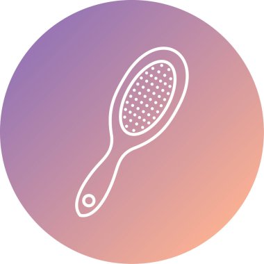 Modern fırça simgesinin vektör illüstrasyonu