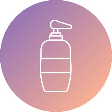 eşsiz vücut bakımı vektör çizgisi simgesi