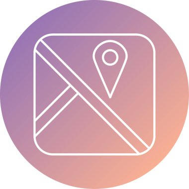 Vektör Konum pin simgesi