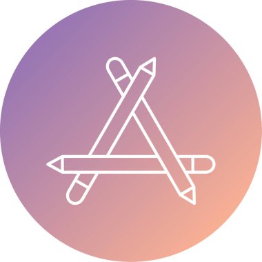 Modern eğitim ikonunun vektör illüstrasyonu