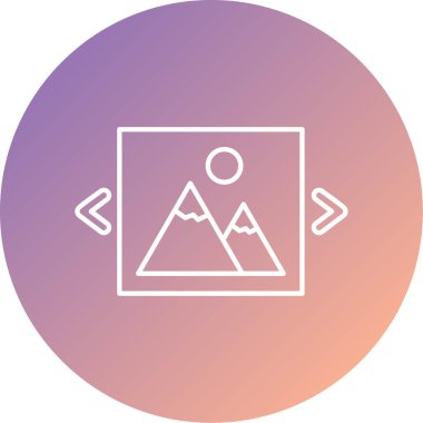 benzersiz resim vektörü simgesi