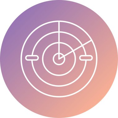 Hedef. Web simgesi basit illüstrasyon