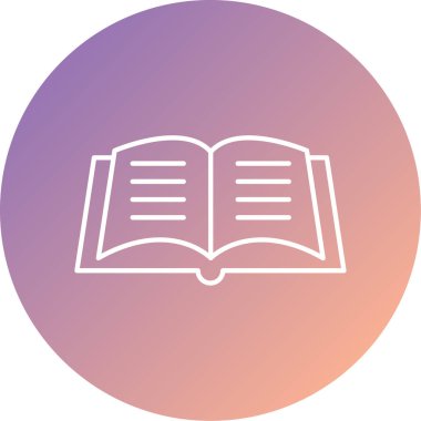 kitap vektörü simgesi modern basit illüstrasyon