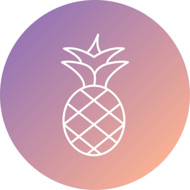 ananas vektör simgesi