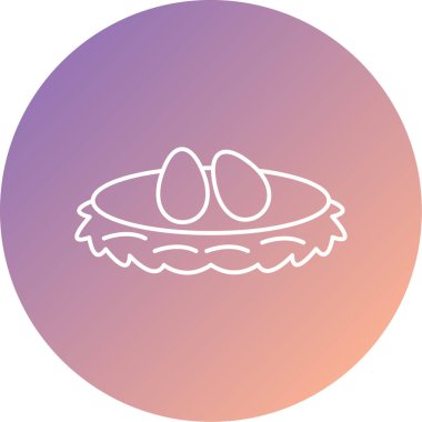 Gıdanın eşsiz vektör çizgisi simgesi