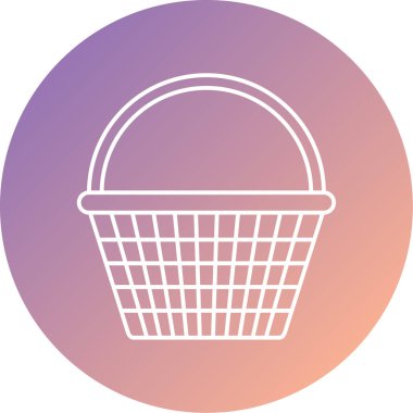 Alışveriş sepeti vektör simgesi simgesi