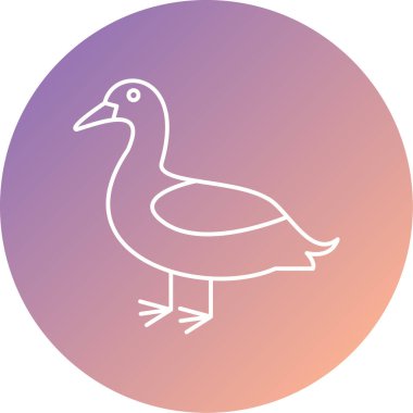 Eşsiz Kuş Vektör Satırı Simgesi