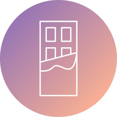 Soyut arkaplanda resimleme simgesi izole edildi