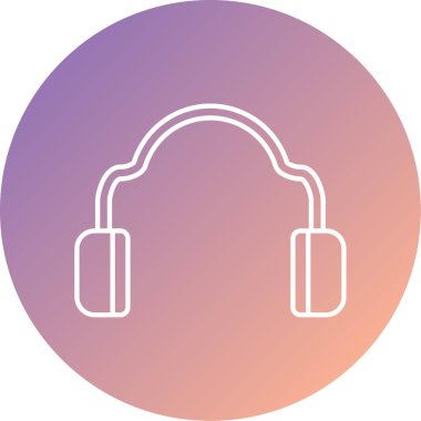 Vektör kulaklık simge tasarlamak