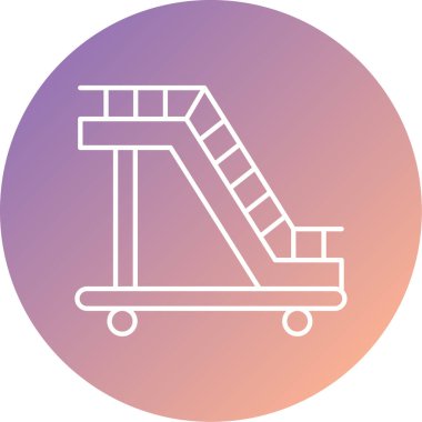 Havaalanı simgesinin vektör illüstrasyonu