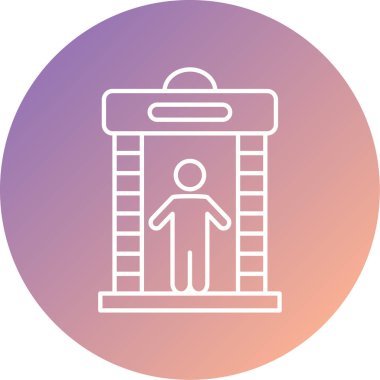 Soyut arkaplanda resimleme simgesi izole edildi